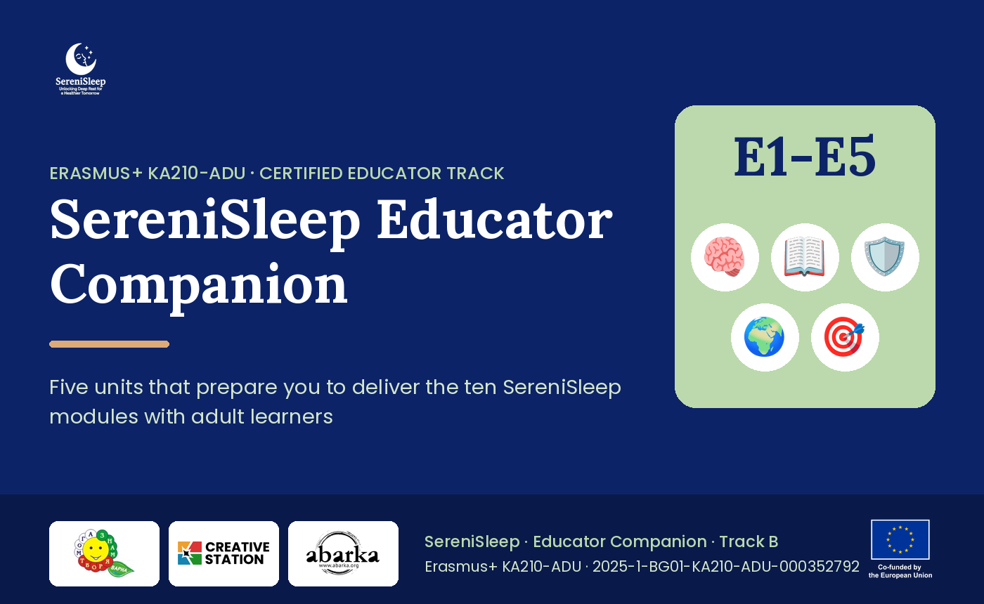 SereniSleep Educator Companion
