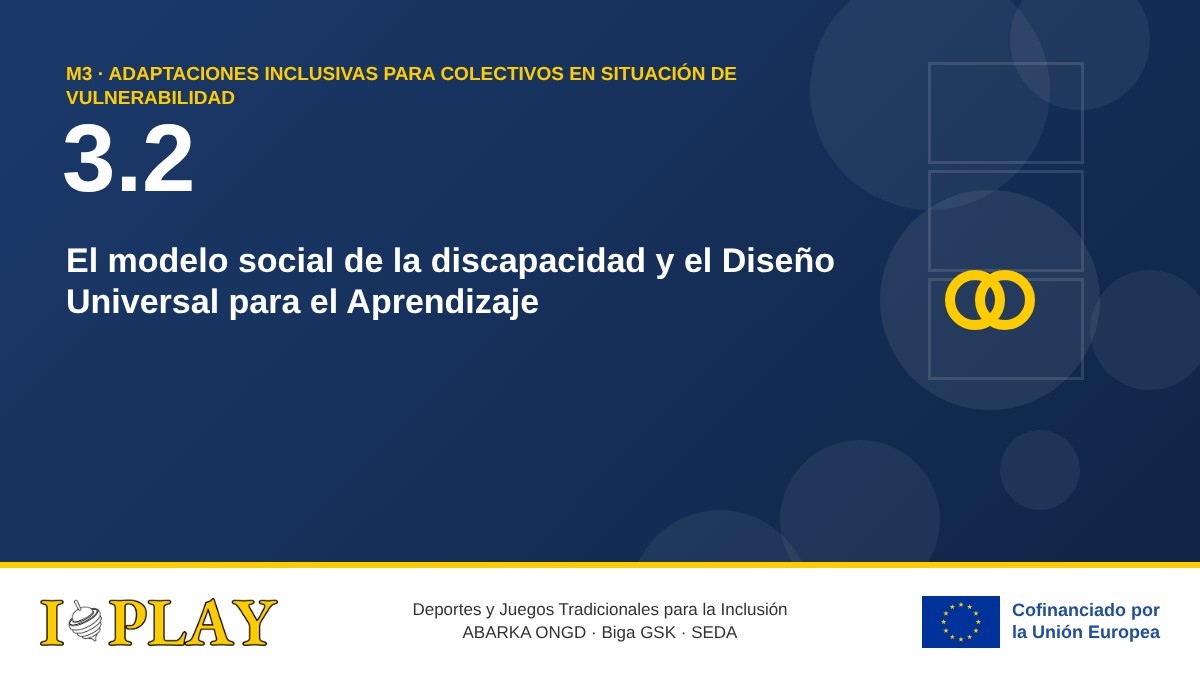 3.2 El modelo social de la discapacidad y el Diseño Universal para el Aprendizaje