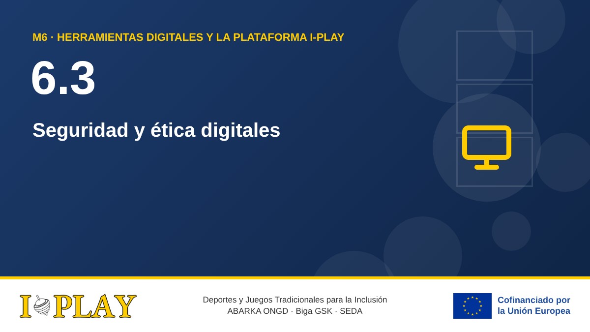 6.3 Seguridad y ética digitales