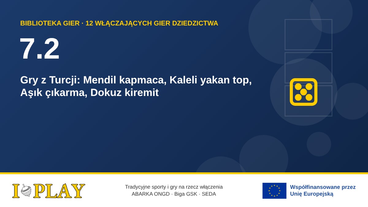 7.2 Gry z Turcji: Mendil kapmaca, Kaleli yakan top, Aşık çıkarma, Dokuz kiremit