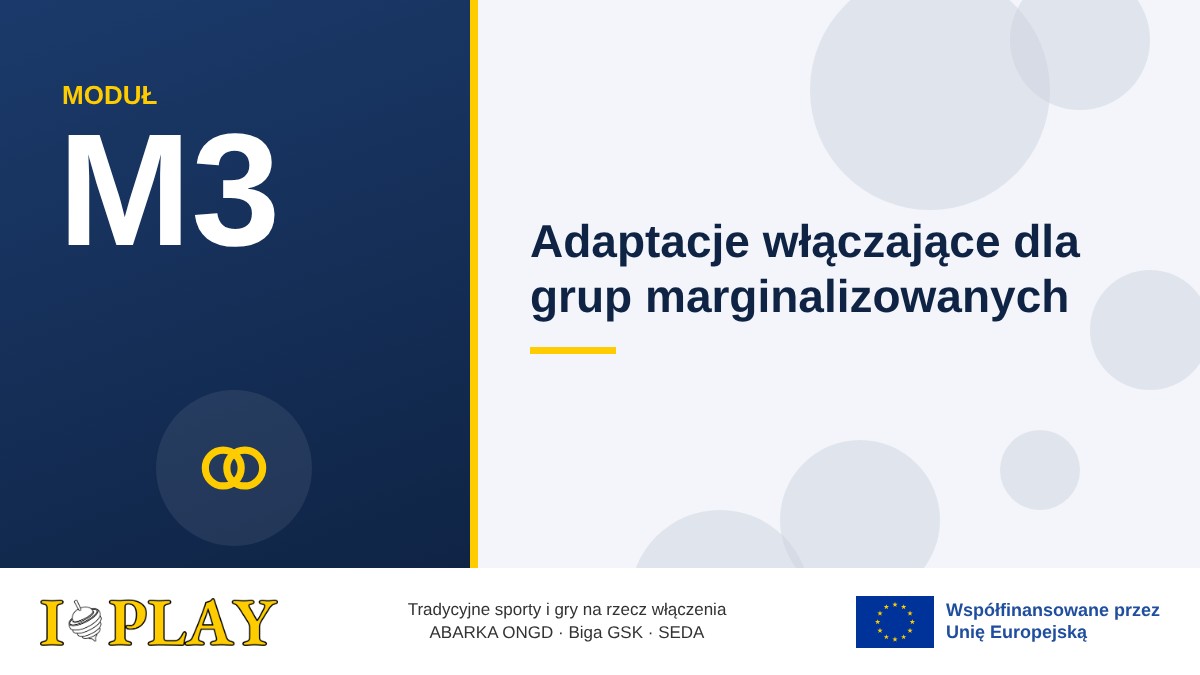 M3 · Adaptacje włączające dla grup marginalizowanych