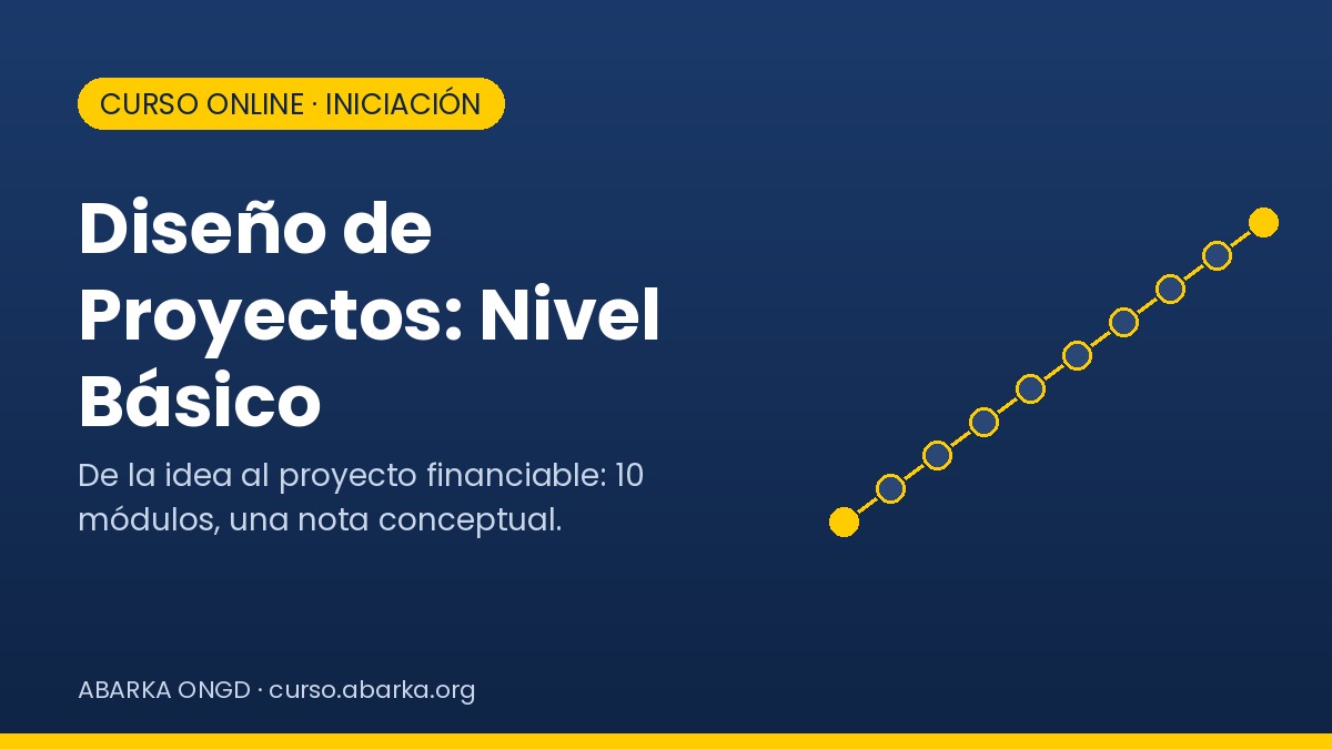 Diseño de Proyectos – Nivel Básico: de la idea al proyecto financiable